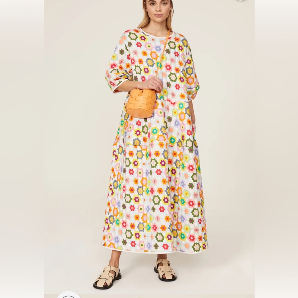 Mira Mikati Quilted Baja Dress - L